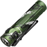 Olight Baton 3 Pro Brush Strokes Green 4" Flashlight TBTN3PROBSCW