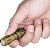 Olight i18 Keychain Brass 2" Mini Flashlight TI18BRASS