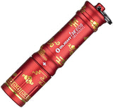 Olight i3E Clouds Red/Yellow Chinese Culture Designed 2.38"  Keychain Mini Flashlight TI3EASCL