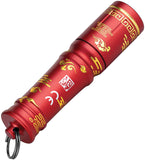 Olight i3E Clouds Red/Yellow Chinese Culture Designed 2.38"  Keychain Mini Flashlight TI3EASCL