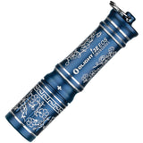 Olight i3E Blue Porcelain 2.38" Mini Keychain Flashlight TI3EBP