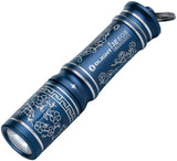Olight i3E Blue Porcelain 2.38" Mini Keychain Flashlight TI3EBP