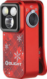 Olight Oclip Pro Snowflake Red Flashlight OCLIPPROSFRD