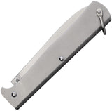 OTTER-Messer Small Mercator Grey Folding Stainless Steel Pocket Knife 10801RGR