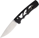 Piranha Knives Automatic MagnaRaptor Knife Button Lock Black Aluminum MagnaCut Blade CP25BK