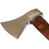 Prandi German Style Hatchet Brown Wood 14.25" Carbon Steel Axe 0306A