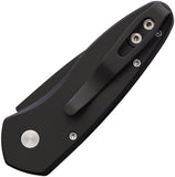 Pro Tech Automatic Sprint Knife Button Lock Blackout Aluminum S35VN Blade K2937