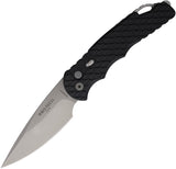 Pro Tech Automatic Tactical Response 4 Knife Black Aluminum 154CM Drop Pt Blade T4105F