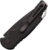 Pro Tech Automatic Tactical Response 5 Knife Button Lock Black Aluminum S35VN Blade T503