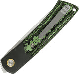 Reate Knives Tribute Linerlock Jungle Wear Carbon Fiber Folding Bohler M390 Knife 151