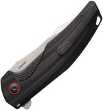 Reate Knives Jack Jr Framelock Black Aluminum & Carbon Fiber Folding S30V Pocket Knife 201