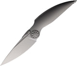 Rike Knife Predator P Framelock Gray Titanium Folding Bohler M390 Pocket Knife 140121