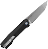 Ruike P166 Linerlock Black Aluminum Folding 14C28N Sandvik Pocket Knife 166AB