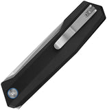 Ruike P166 Linerlock Black Aluminum Folding 14C28N Sandvik Pocket Knife 166AB