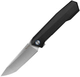 Ruike P166 Linerlock Black Aluminum Folding 14C28N Sandvik Pocket Knife 166AB