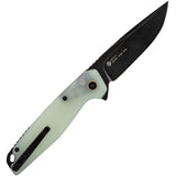 RUIKE P873 Button Lock Jade G10 Folding 14C28N Sandvik Pocket Knife P873C