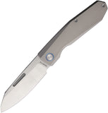 REMETTE Squirrel Slip Joint Gray Titanium Folding Bohler M390 Pocket Knife TDPG