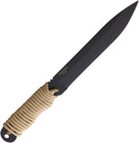 Ranger Knives Shank Desert Tan Wrapped Carbon Steel Fixed Blade Knife 9410DT