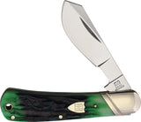 Rough Rider Bluegill Cotton Sampler Green & Blue Bone Folding Stainless Pocket Knife 2637