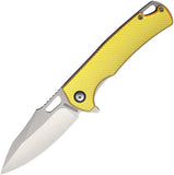 Rough Rider Linerlock Amber Acrylic Folding Stainless Spear Pt Pocket Knife 2674