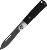 Rough Rider Slip Joint Black G10 Folding Stainless Spear Pt Pocket Knife 2677