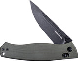 Real Steel Pathfinder FFG Green G10 Folding 14C28N Drop Point Pocket Knife 7851GB