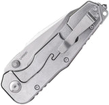 Real Steel Evolution Ironclad Button Framelock Black G10 & Stainless Folding D2 Steel Knife 7911SB
