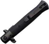 Ruko Shark Linerlock A/O Black G10 Folding 420A Stainless Pocket Knife 95598