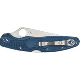 Spyderco Police 4 Lightweight Lockback Cobalt Blue FRN CPM-SPY27 Pocket Knife 07PCBL4