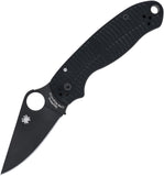 Spyderco Para 3 Salt Compression Lock Black G10 Folding MagnaCut Pocket Knife 223GMCBKP