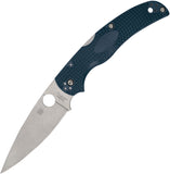 Spyderco Native Chief Lightweight Lockback Blue FRN Folding CPM-SPY27 Pocket Knife 244PCBL