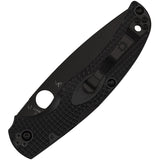 Spyderco Native Chief Lockback Blackout FRN Folding CTS-BD1N Serrated Knife 244PSBBK