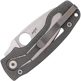 Spyderco PITS 2 SLIPIT Slip Joint Gray Titanium Folding Bohler M398 Pocket Knife 269TIP