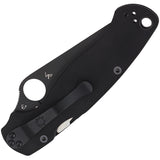 Spyderco Para-Military 2 Comp Lock Black Folding Blade G10 Handle Knife 81GPBK2