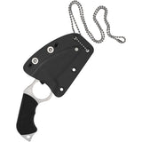 Spyderco Swick 5 Black G10 LC200N Fixed Blade Knife w/ Belt Sheath FB14P5