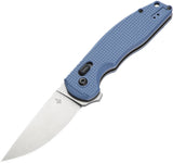 Saffire Stevia Crossbar Lock Blue-Gray FRN Folding 8Cr14MoV Pocket Knife A111302