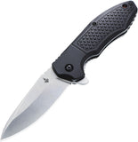 Saffire Lojo+ Linerlock A/O Black FRN Folding 8Cr14MoV Pocket Knife A111402