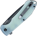 Saffire Aria Linerlock A/O Jade G10 Folding 9Cr18MoV Pocket Knife A111503