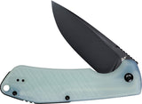 Saffire Aria Linerlock A/O Jade G10 Folding 9Cr18MoV Pocket Knife A111503