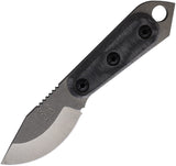 Shed Knives 2023 Skur Black Micarta 154CM Stainless Fixed Blade Knife 010