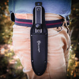 Reapr Versa Hori Hori Black & Brown TPR Stainless Fixed Blade Knife 11017