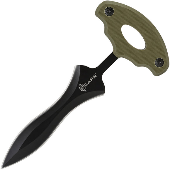 Reapr Versa Push Dagger OD Green G10 Stainless Fixed Blade Knife 11042