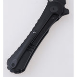 Shieldon Scythe XL Framelock Black Titanium Folding S35VN Pocket Knife DC01P