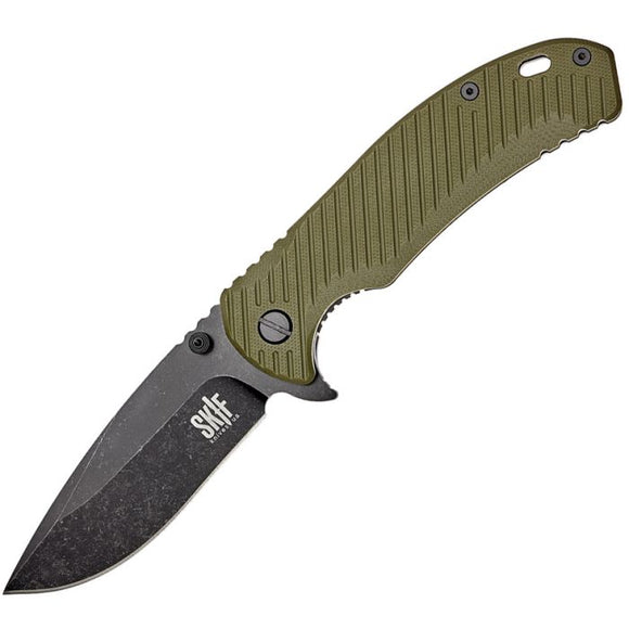 SKIF Knives Sturdy Framelock OD Green G10 Folding 9Cr18MoV Pocket Knife 420SEBG