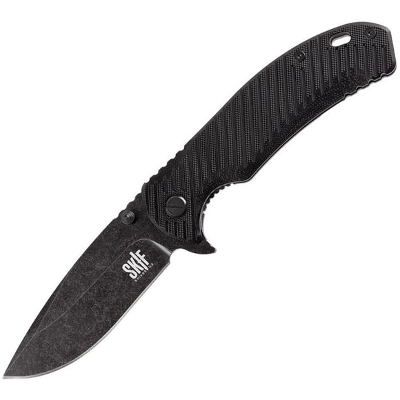 SKIF Knives Sturdy Framelock Black G10 Folding 9Cr18MoV Pocket Knife 420SEB
