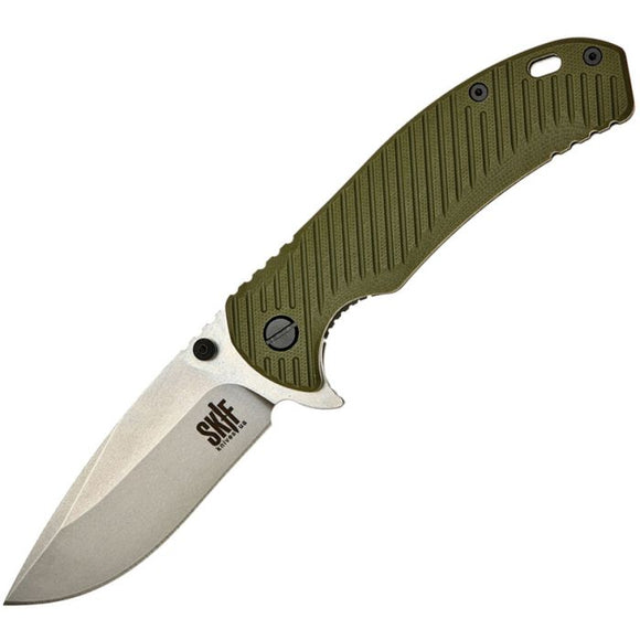SKIF Knives Sturdy Framelock OD Green G10 Folding 9Cr18MoV Pocket Knife 420SEG