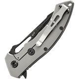 SKIF Knives Shark Framelock Black Sculpted G10 Folding Black 9Cr18MoV Pocket Knife 421SEB