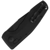 SOG-Tac Compact Automatic AU-XR Lock Black Aluminum Cryo D2 Steel Tanto Blade 15380957