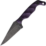 Stroup Knives Mini Purple G10 1095HC Fixed Blade Knife w/ Sheath MINIPG10