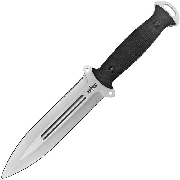 S-TEC Tactical Black G10 8Cr13MoV Stainless Steel Throwing Knife 22010